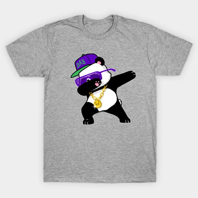 Dabbing Panda Funny Shirt Dab Hip Hop T-Shirt by vo_maria